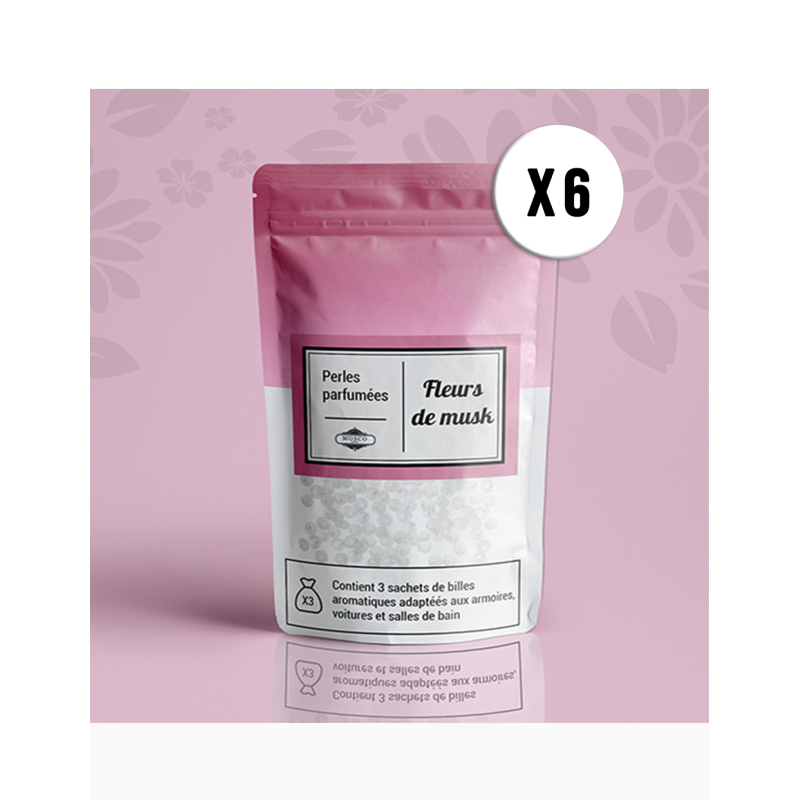 6 Sachets Fleurs de Musk