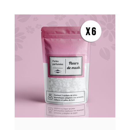 6 Sachets Fleurs de Musk