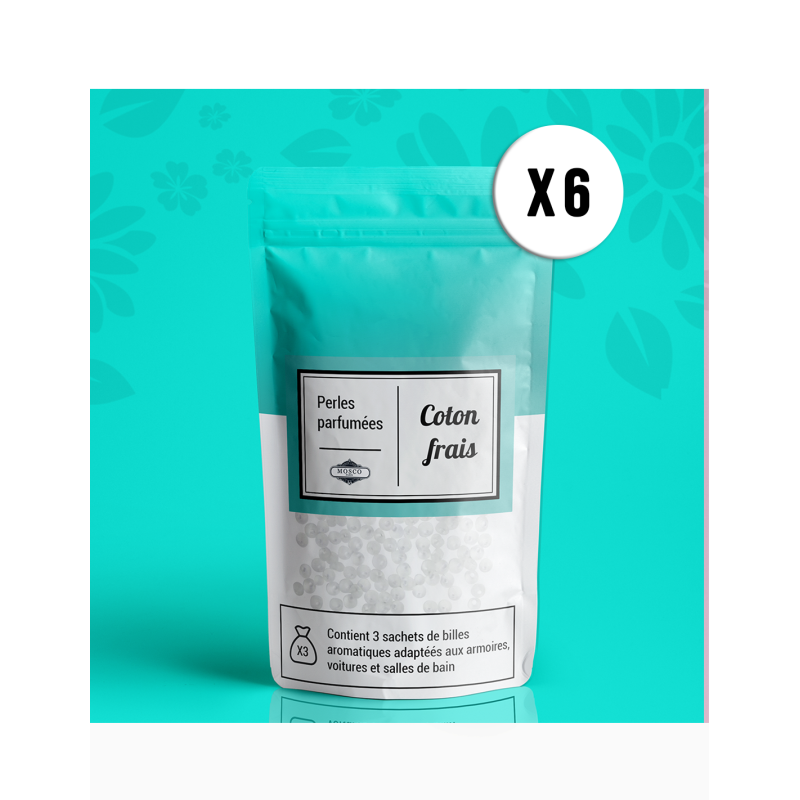 6 Sachets Coton Frais