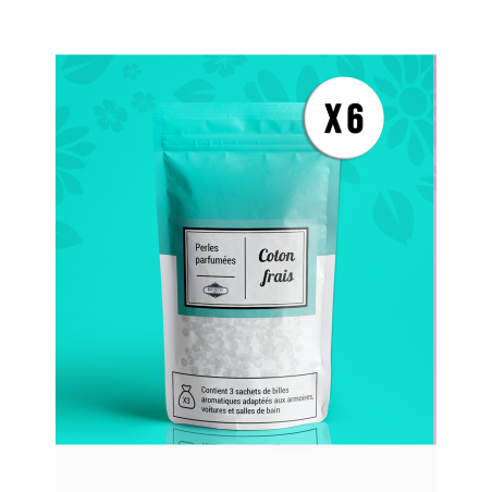 6 Sachets Coton Frais